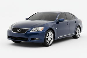 Lexus GS 460 2008-2012 with tinted windows