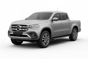 Mercedes X-Class pickup with tinted windows