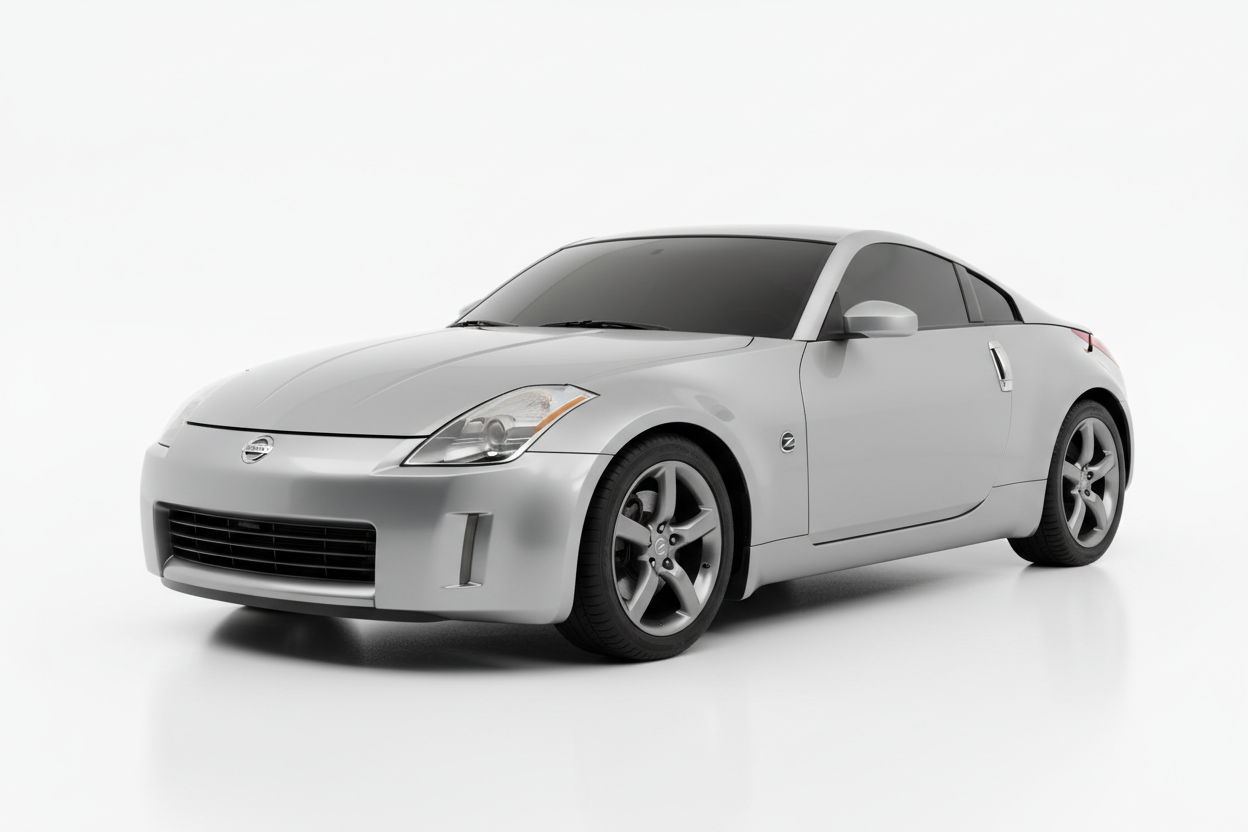 Nissan 350Z with tinted windows