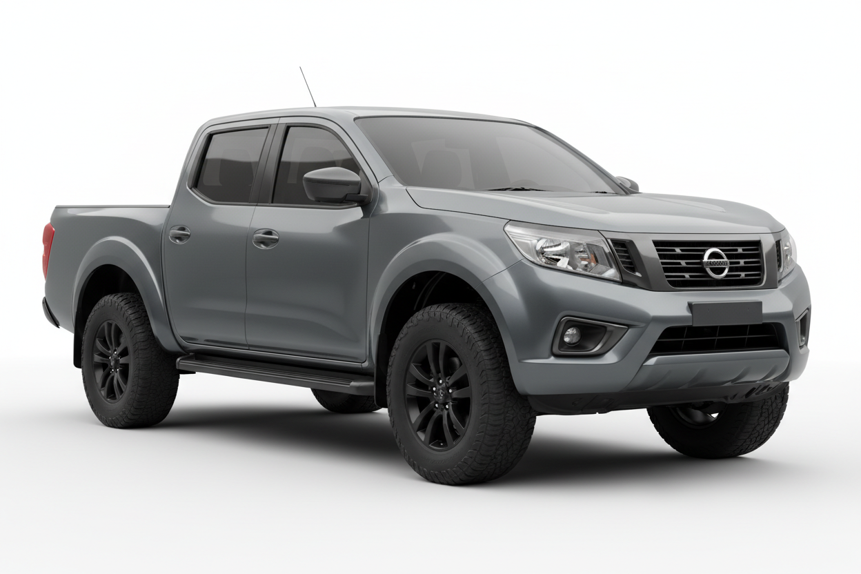 Nissan Navara Double Cab 2016-2022 with tinted windows