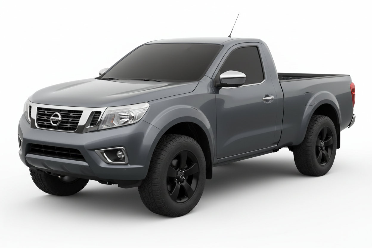 Nissan Navara Single Cab 2014-2020 with tinted windows