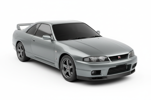 Nissan Skyline R33 with tinted windows