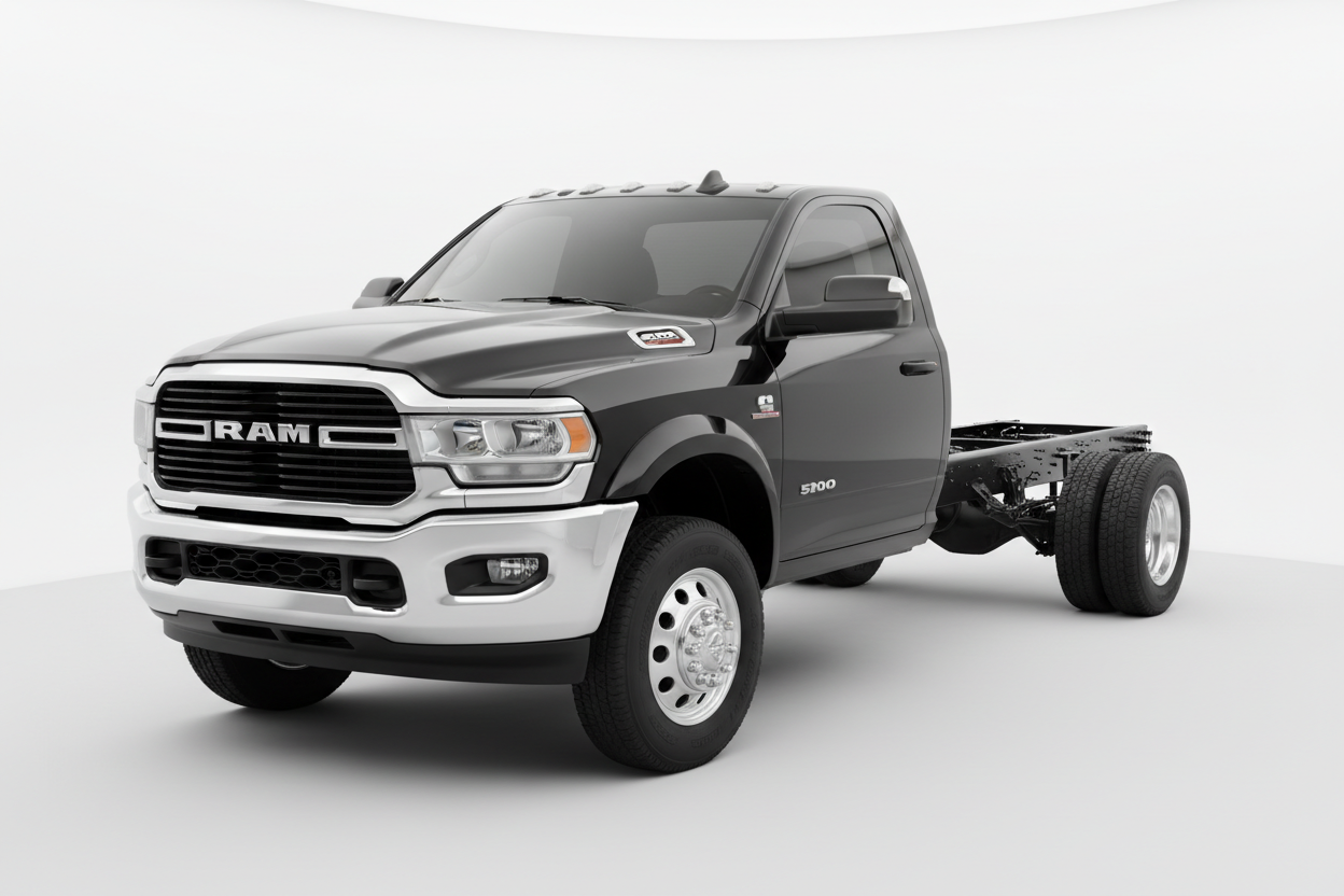 RAM 5500 Chassis Cab 2019-2025 with tinted windows