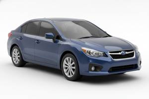 Subaru Impreza 2012-2016 with tinted windows