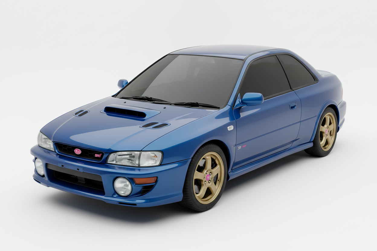 Subaru Impreza 22B STI with tinted windows
