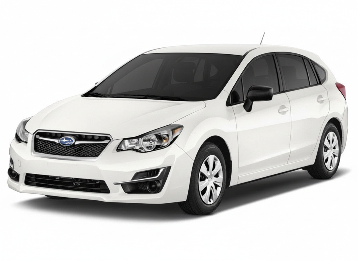 Subaru Impreza Hatchback 2012-2016 with tinted windows