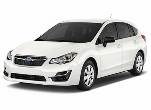 Subaru Impreza Hatchback 2012-2016 with tinted windows
