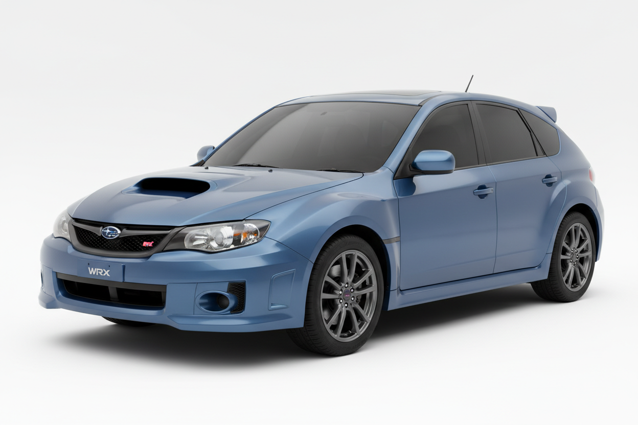 Subaru Impreza WRX Hatchback 2008-2014 with tinted windows