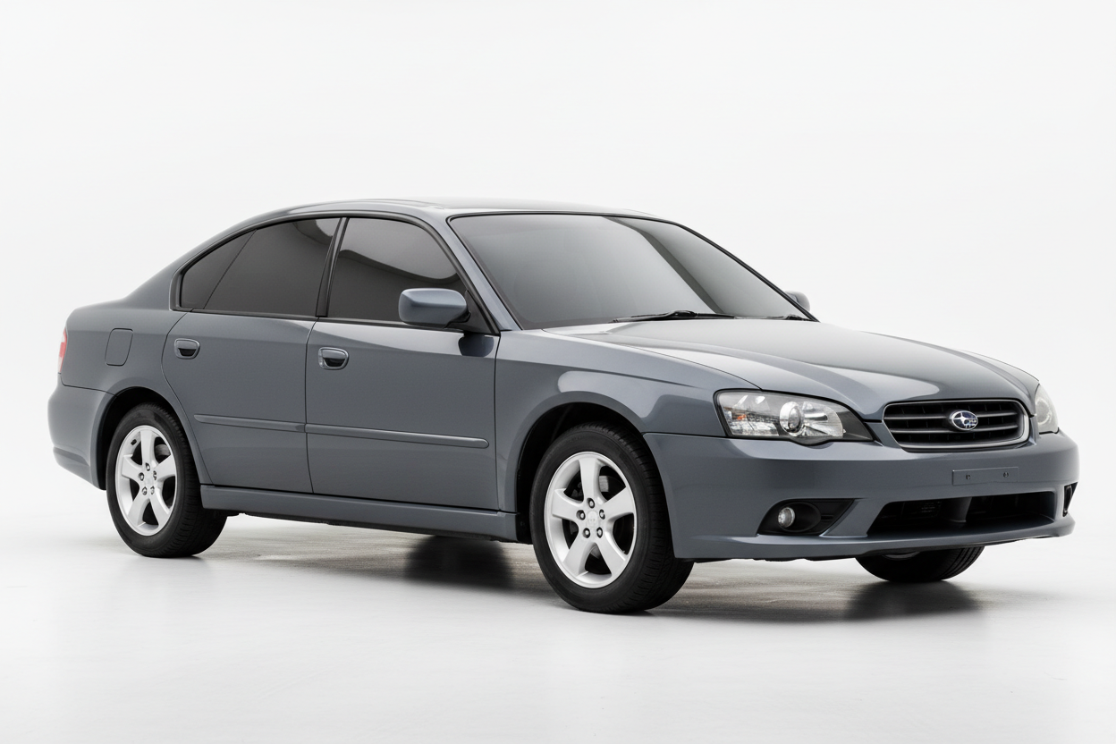 Subaru Legacy Saloon 2000-2004 with tinted windows