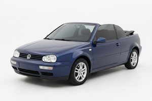 Volkswagen Golf Cabrio 1996-2002 with tinted windows