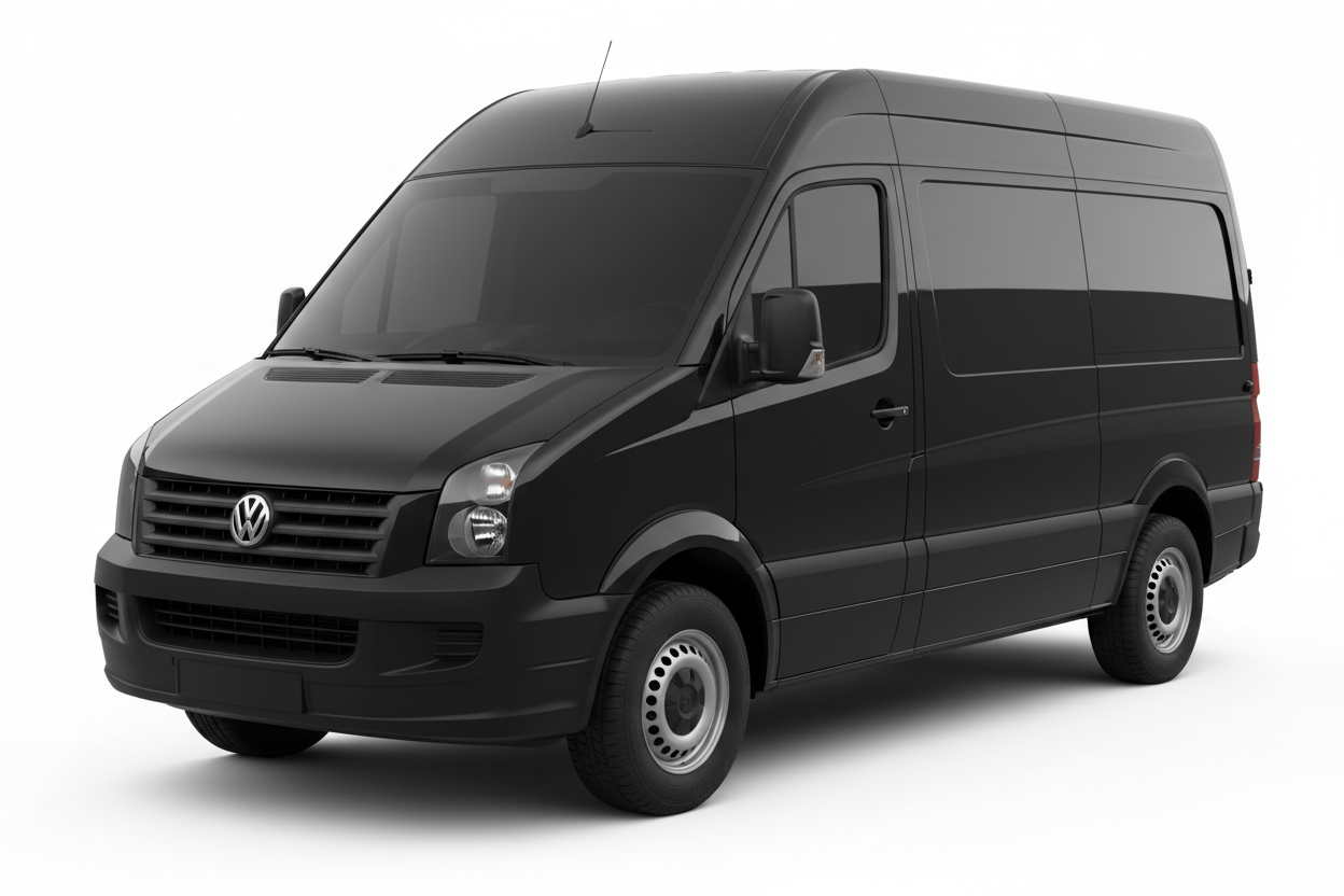 Volkswagen LT Van with tinted windows