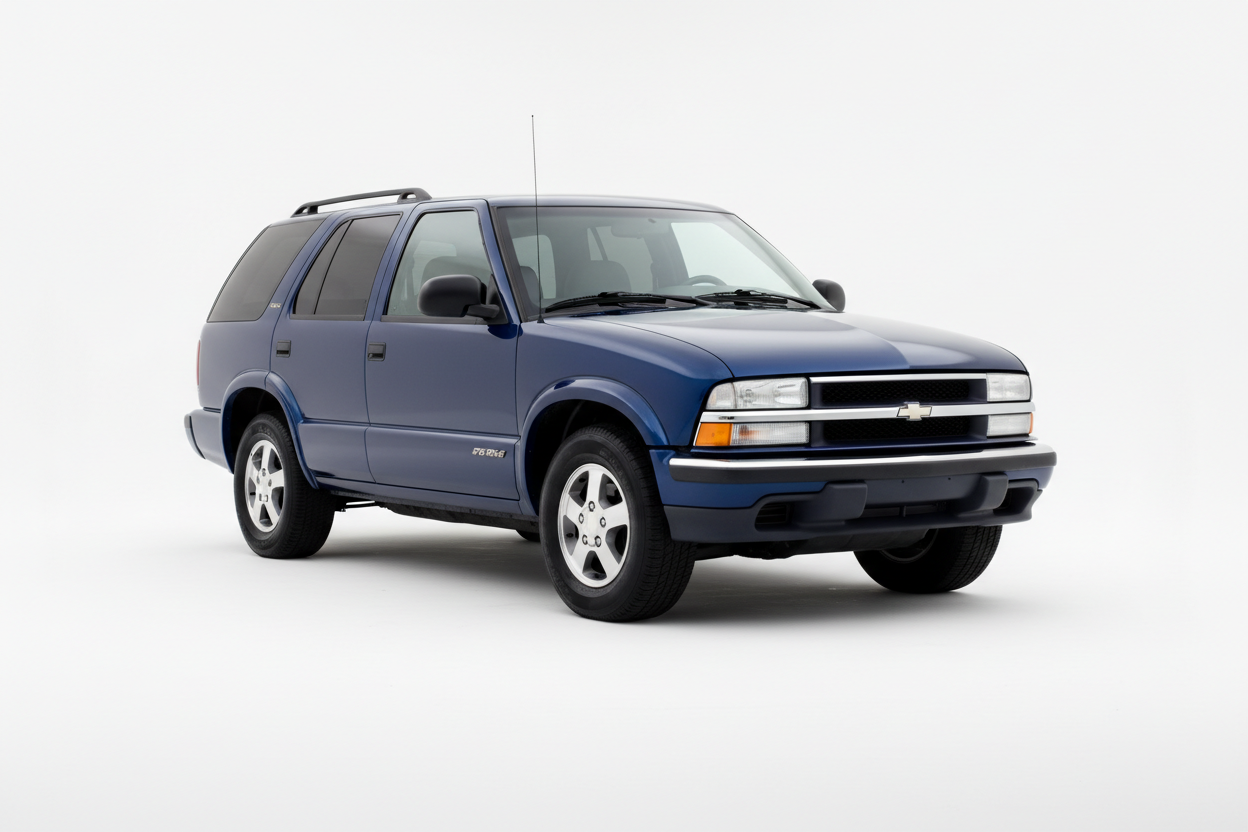 1995-2005 Chevrolet S10 Blazer with tinted windows