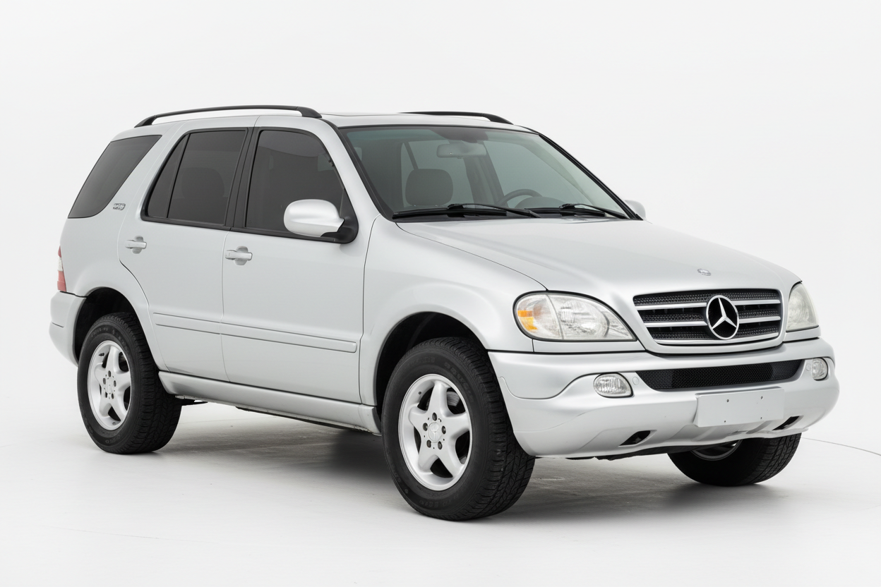 1997 Mercedes ML-Class with tinted windows