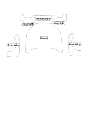 Audi S5 (Coupe) 2017 — Track Pack kit - labelled pieces