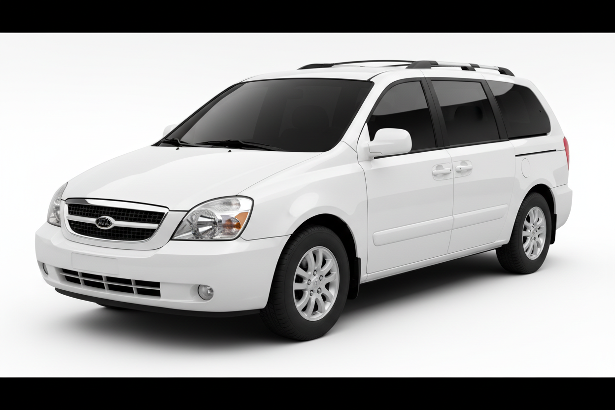 2002 Kia Sedona with all windows tinted