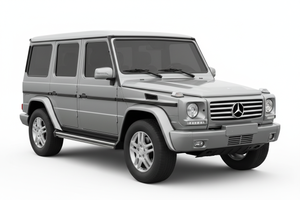 2002 Mercedes G-Wagon with tinted windows