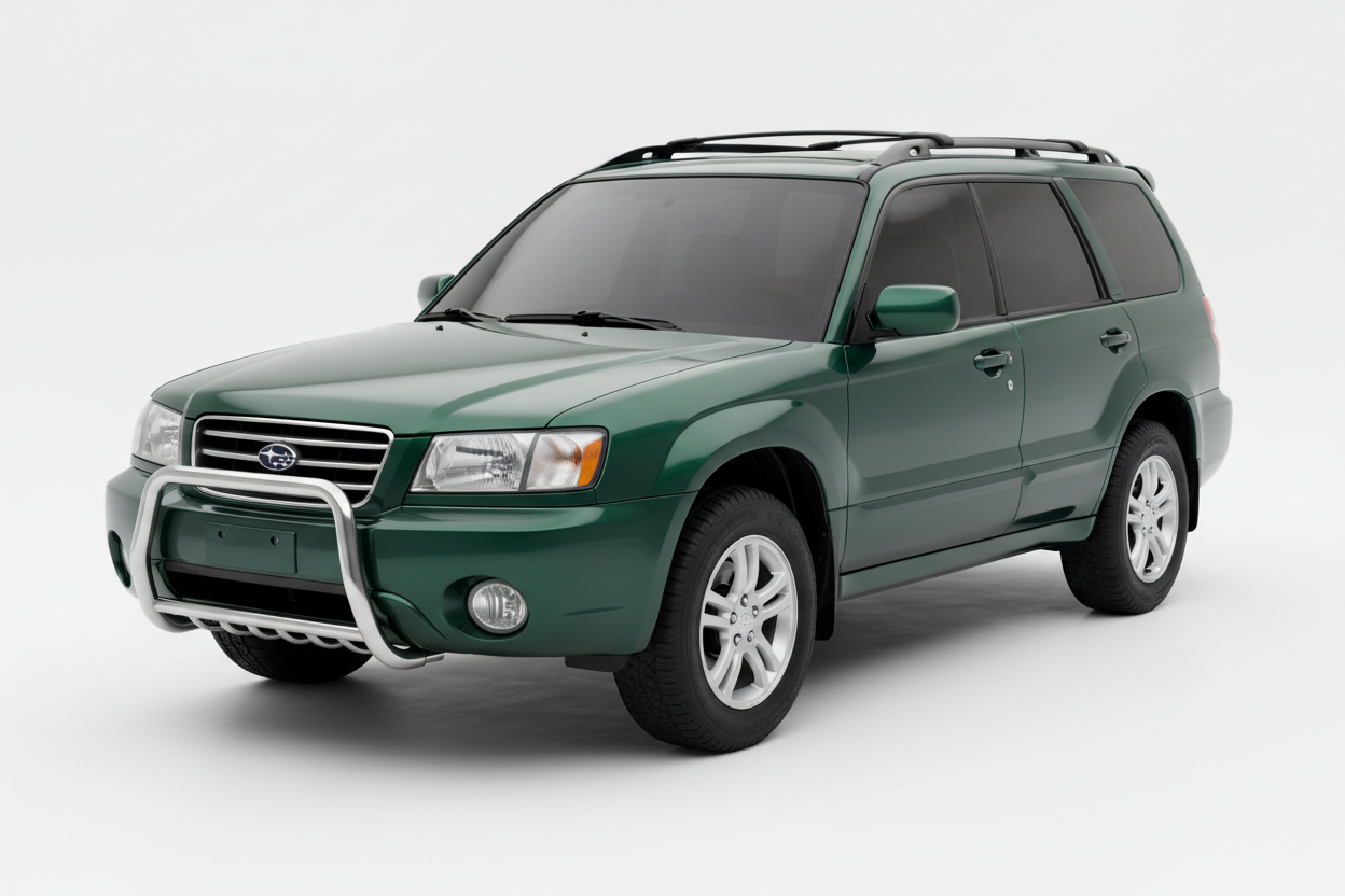2003 Subaru Forester with tinted windows