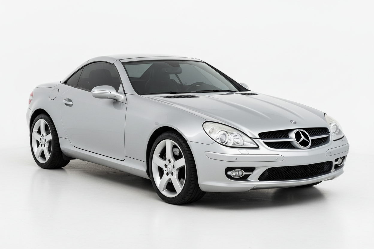 2005 Mercedes SLK Roadster with tinted windows