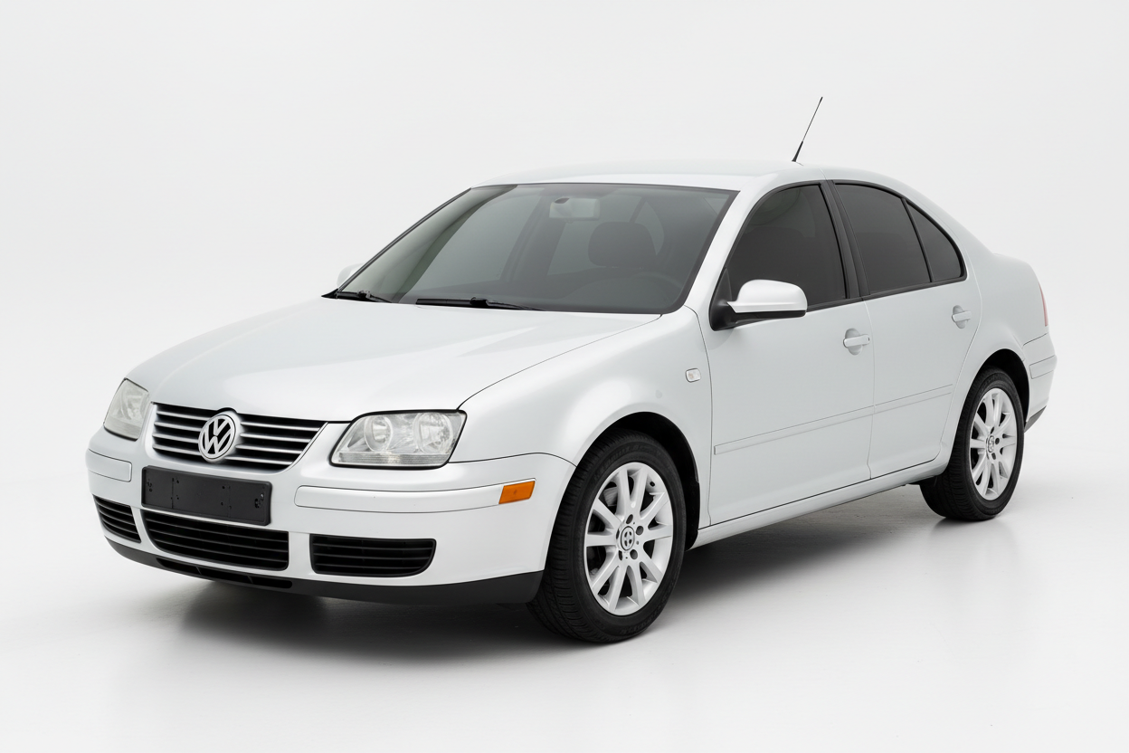 2005 Volkswagen Bora with tinted windows