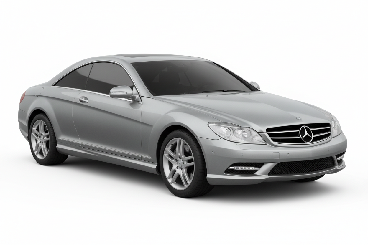 2007 Mercedes CL with tinted windows