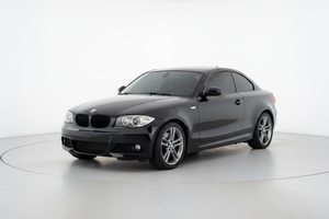 2008 BMW 1 Series Coupe with tinted windows