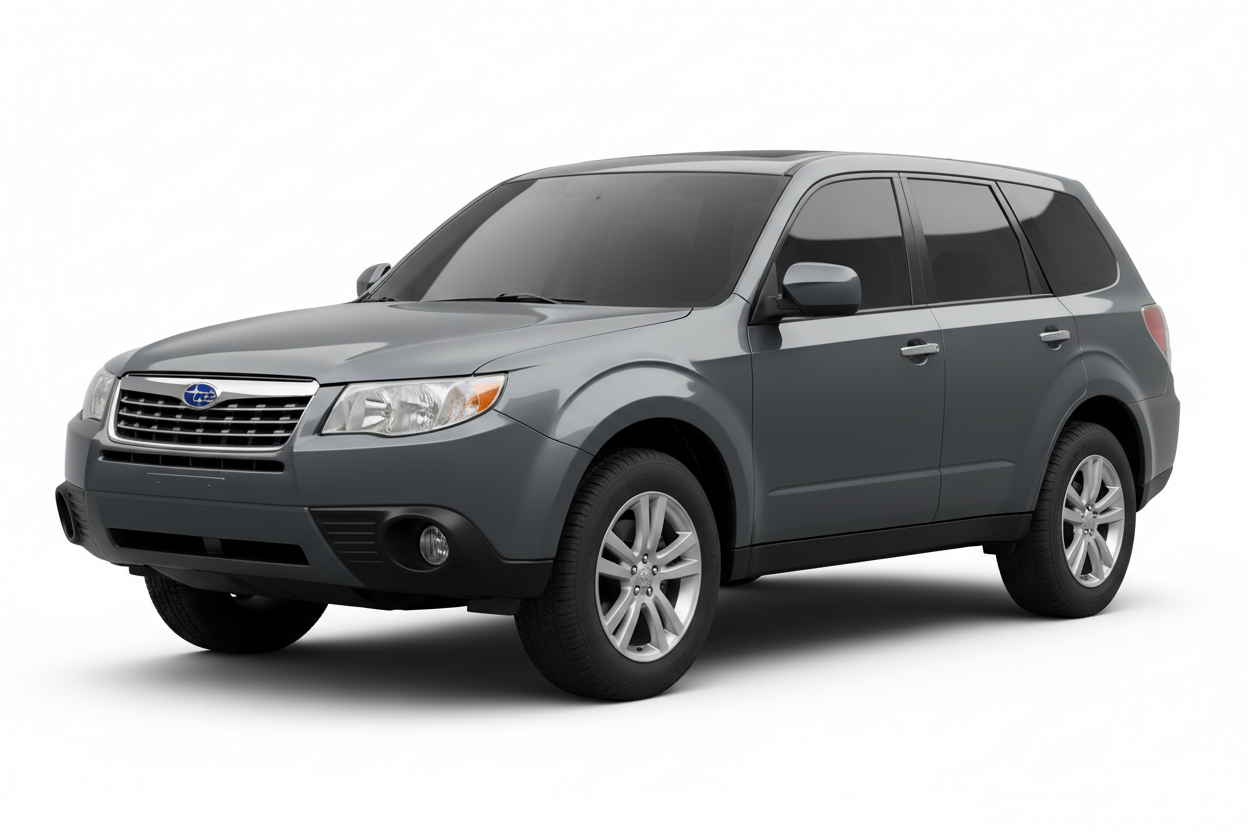 2008 Subaru Forester with tinted windows