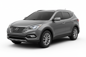 2012 Hyundai Santa Fe with tinted windows
