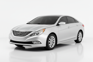 2012 Hyundai Sonata with tinted windows