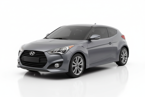 2012 Hyundai Veloster with tinted windows