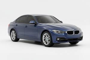 2014 BMW 3 Series Saloon F30 with tinted windows