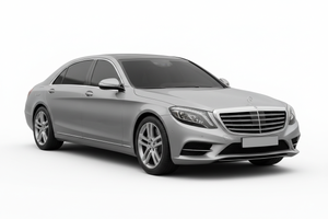 2014 Mercedes S-Class with tinted windows