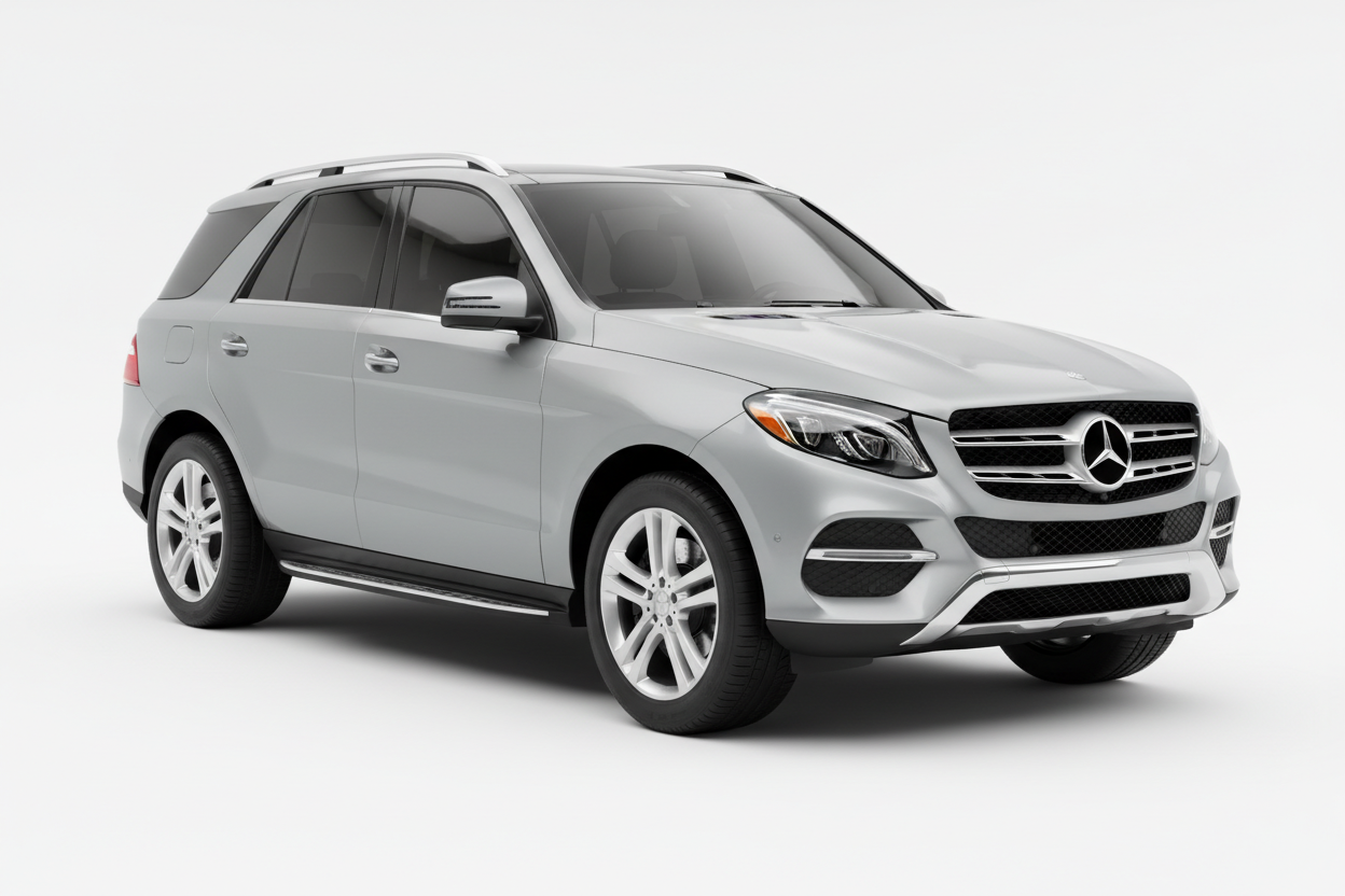 2015 Mercedes GLE SUV with tinted windows