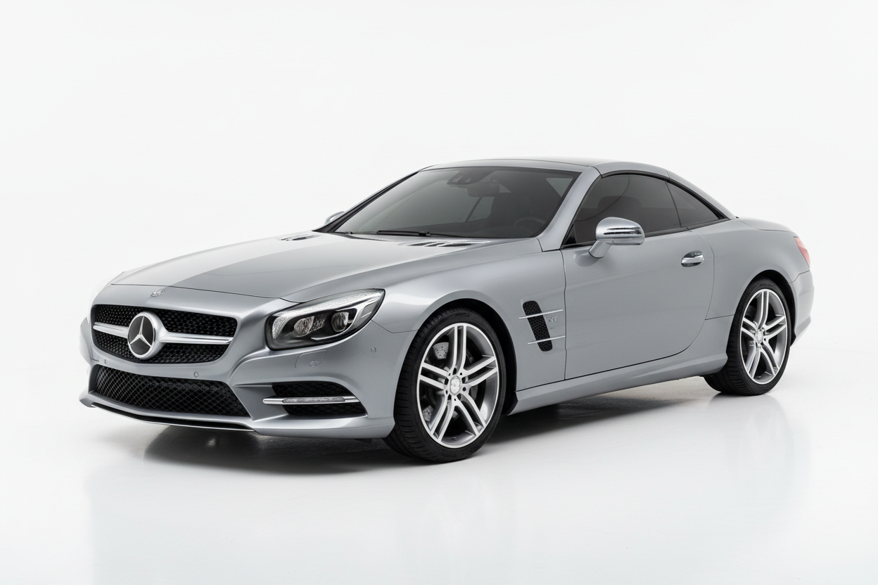 2016 Mercedes SL Roadster with tinted windows