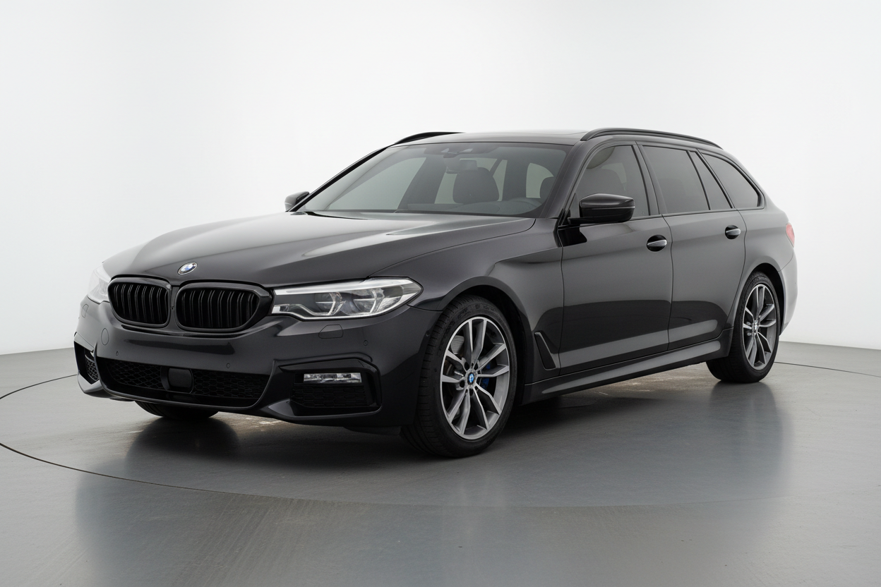 2017 BMW 5 Series Estate with tinted windows