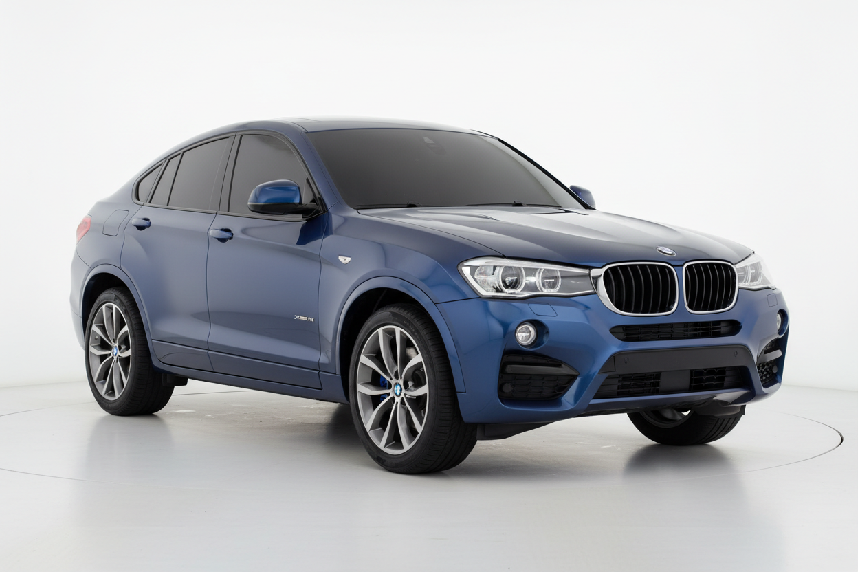 2017 BMW X4 with tinted windows