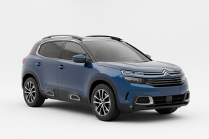 2017 Citroen C5 Aircross with tinted windows