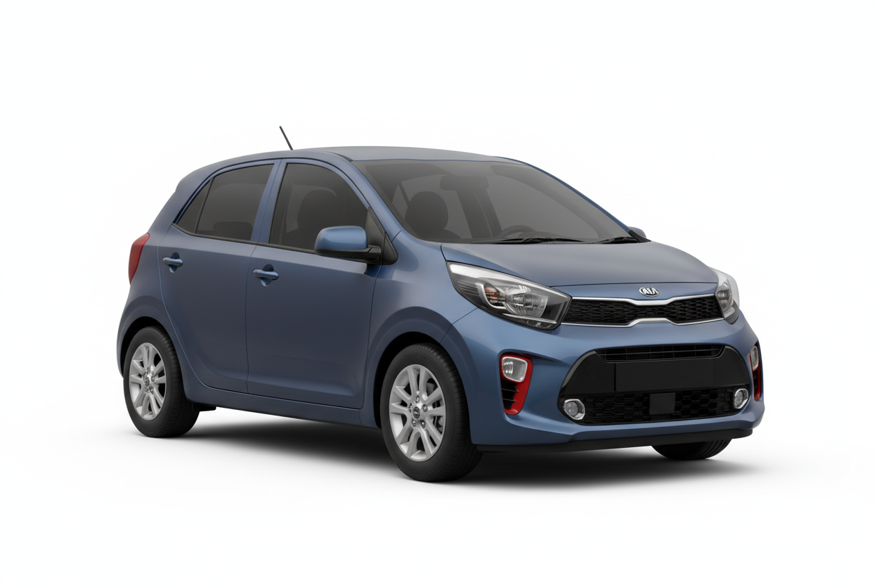 2017 Kia Picanto with tinted windows
