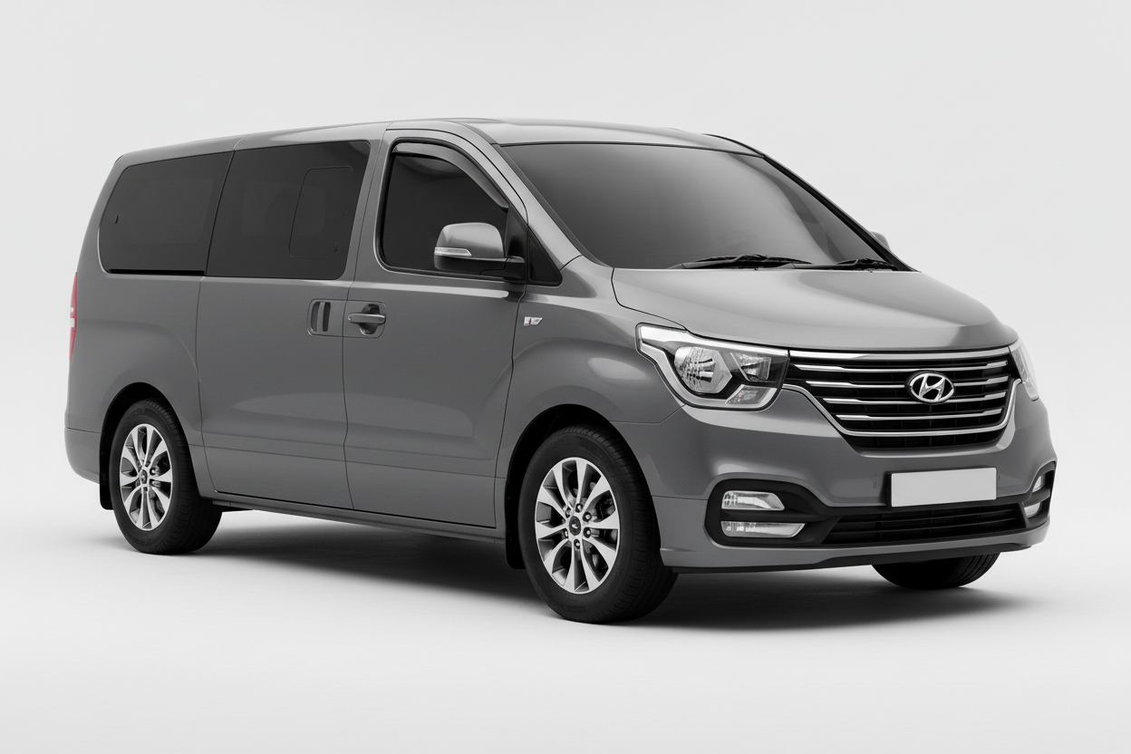 2018 Hyundai i800 with tinted windows