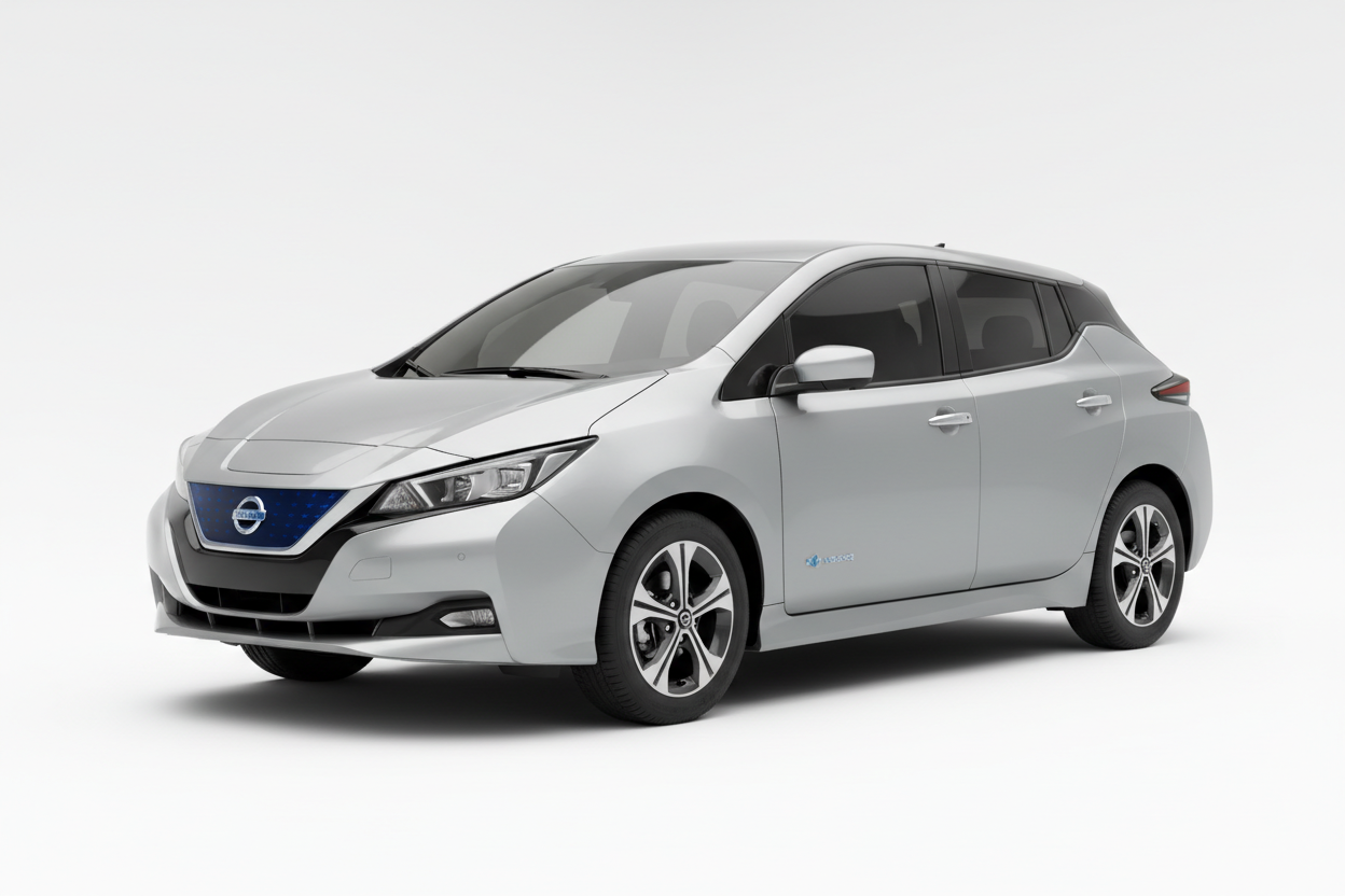 2018 Nissan Leaf with tinted windows