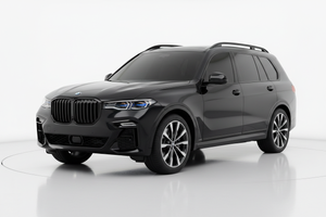 2019 BMW X7 with tinted windows