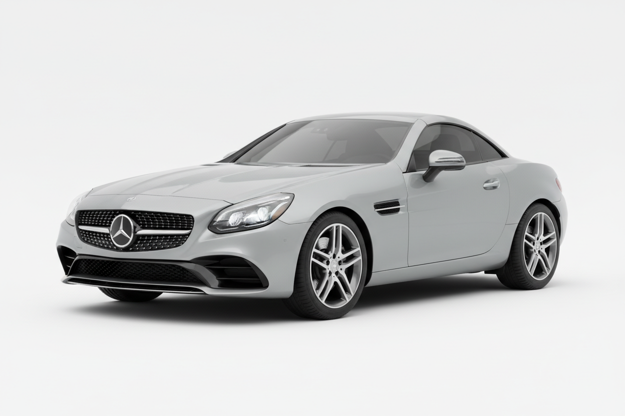 2020 Mercedes SLC Roadster with tinted windows