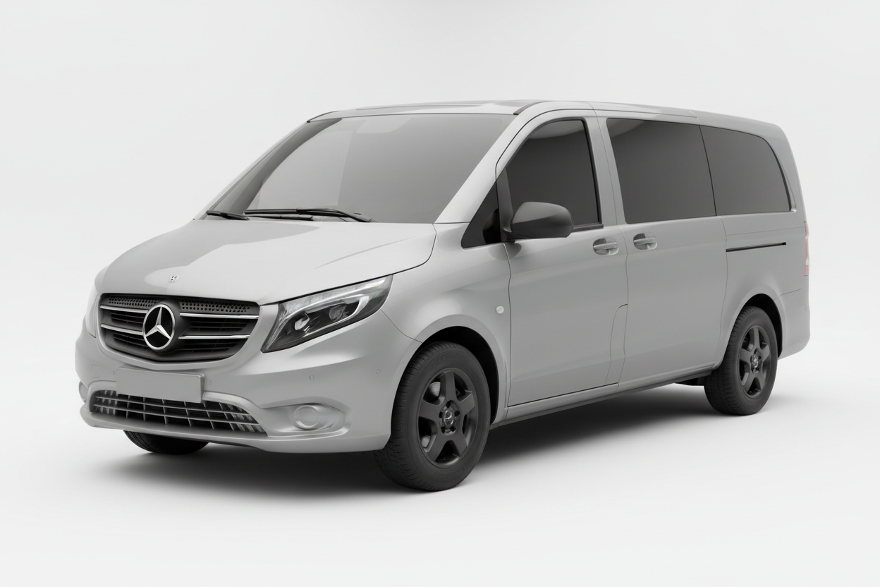 2025 Mercedes Vito with tinted windows