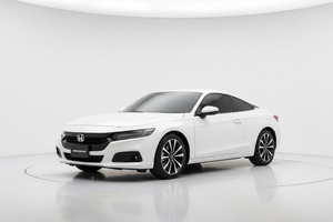 2026 Honda Prelude - 3/4 View Tinted Windows White Background