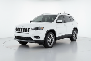 2026 Jeep Cherokee - 3/4 View Tinted Windows White Background