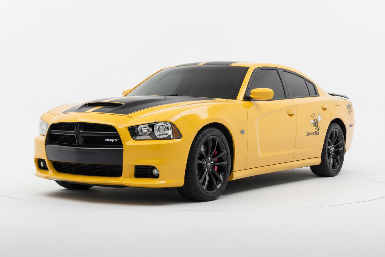 Dodge Charger SRT Super Bee 2013 with tinted windows