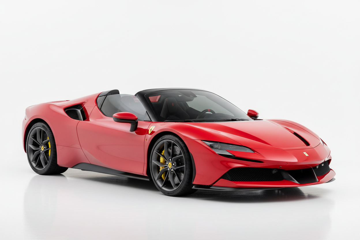 Ferrari SF90 Spider with Tinted Windows