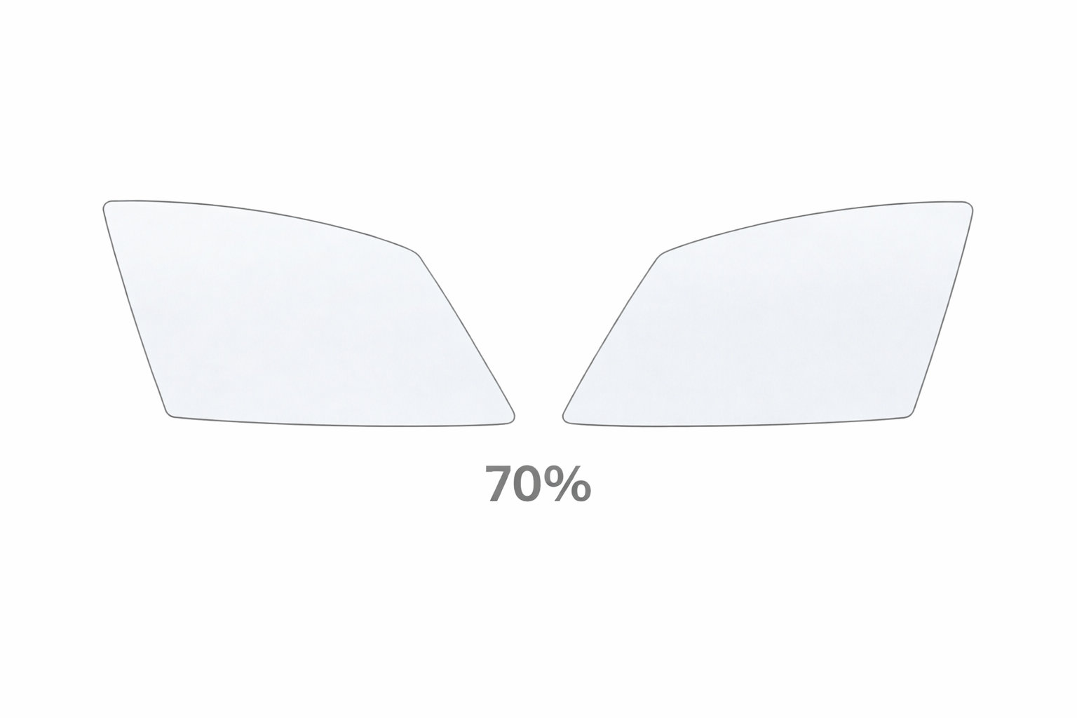 Suzuki Across 2021-2025 with front tint only