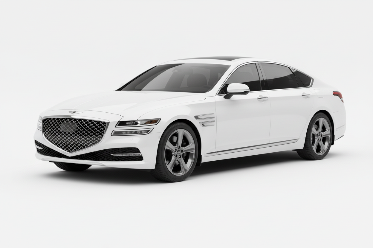 Genesis G80 2018-2020 catalog style with tinted windows