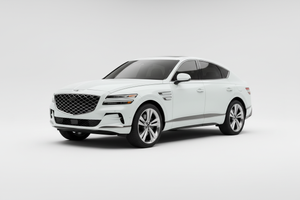 Genesis GV80 Coupe 4-door 2025-2026 catalog style with tinted windows