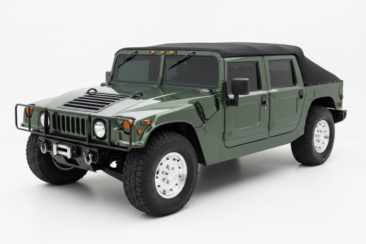 Hummer H1 Open Top 2000-2006 with tinted windows